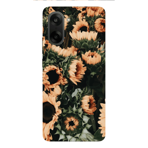 Oneplus Nord CE 5 Sunflowers Transparent Silicone TPU Θήκη